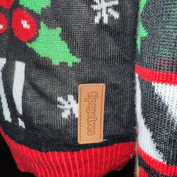 Tipsy Elves Drinking Game Ugly Christmas Sweater, Men's Size Medium - Picture 10 of 10